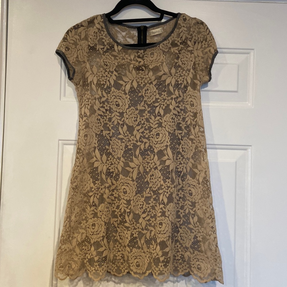 Romantic PULL & BEAR cute lace mini dress from Barcelona